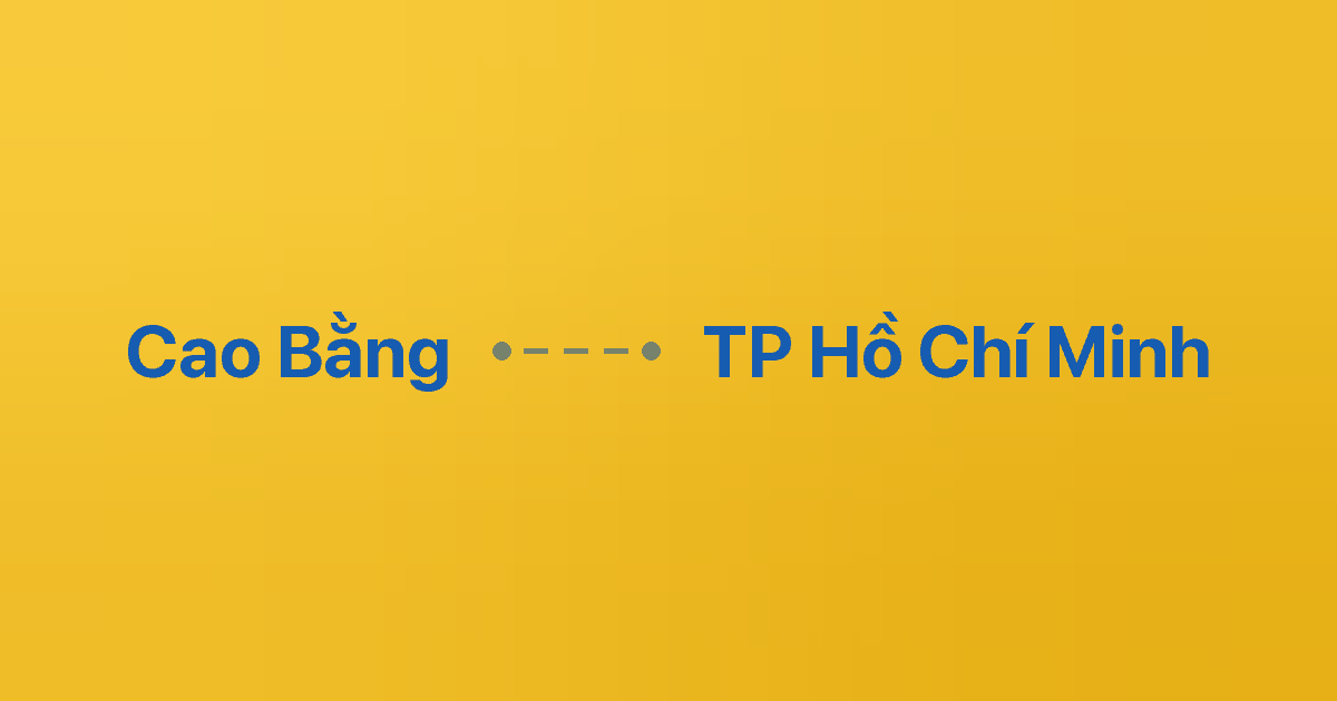 Xe ghép Cao Bằng TP Hồ Chí Minh 1 Xe ghép Cao Bằng TP Hồ Chí Minh