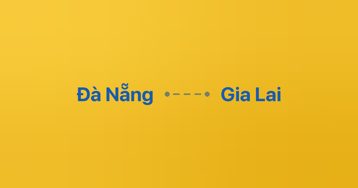 Xe ghép Đà Nẵng Gia Lai