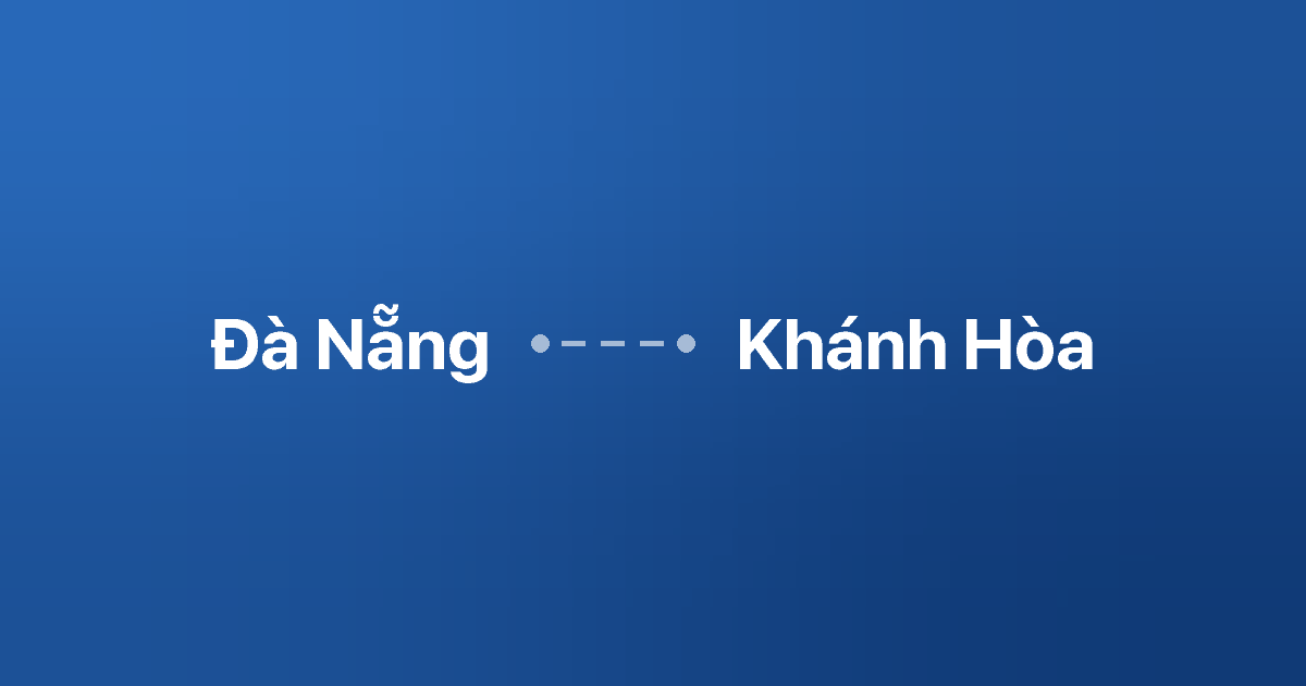 Xe ghép Đà Nẵng Khánh Hòa