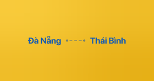 Xe ghép Đà Nẵng Thái Bình