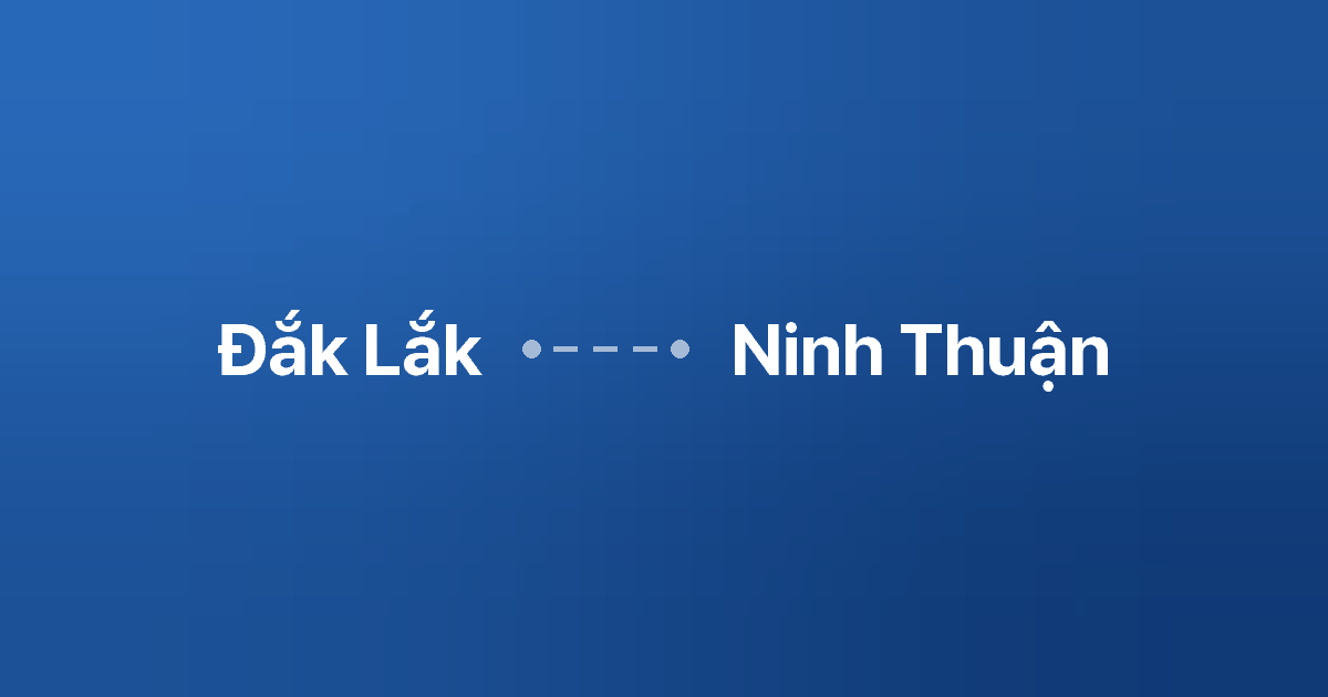 Xe ghép Đắk Lắk Ninh Thuận