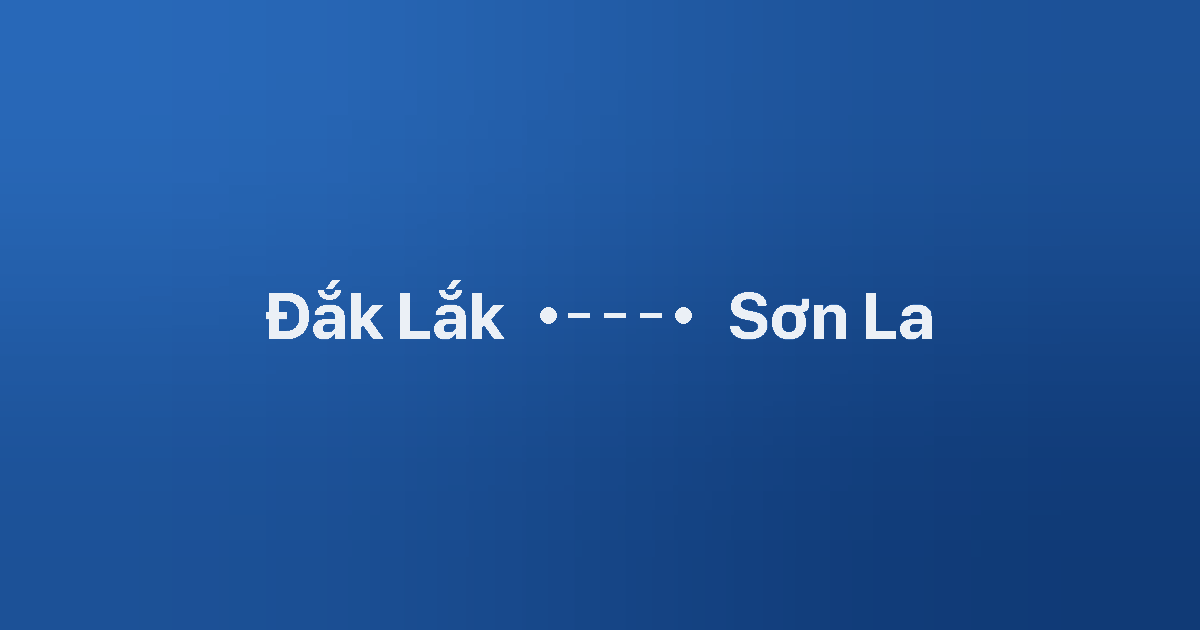 Xe ghép Đắk Lắk Sơn La