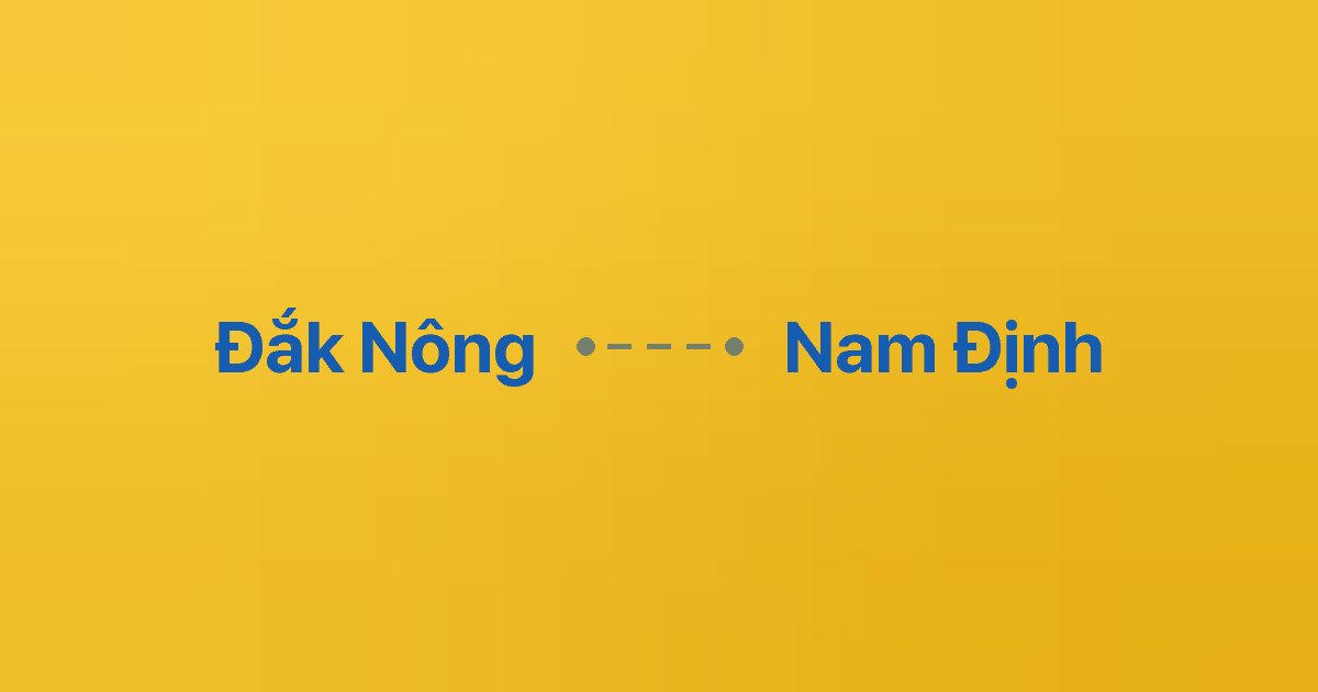 Xe ghép Đắk Nông Nam Định