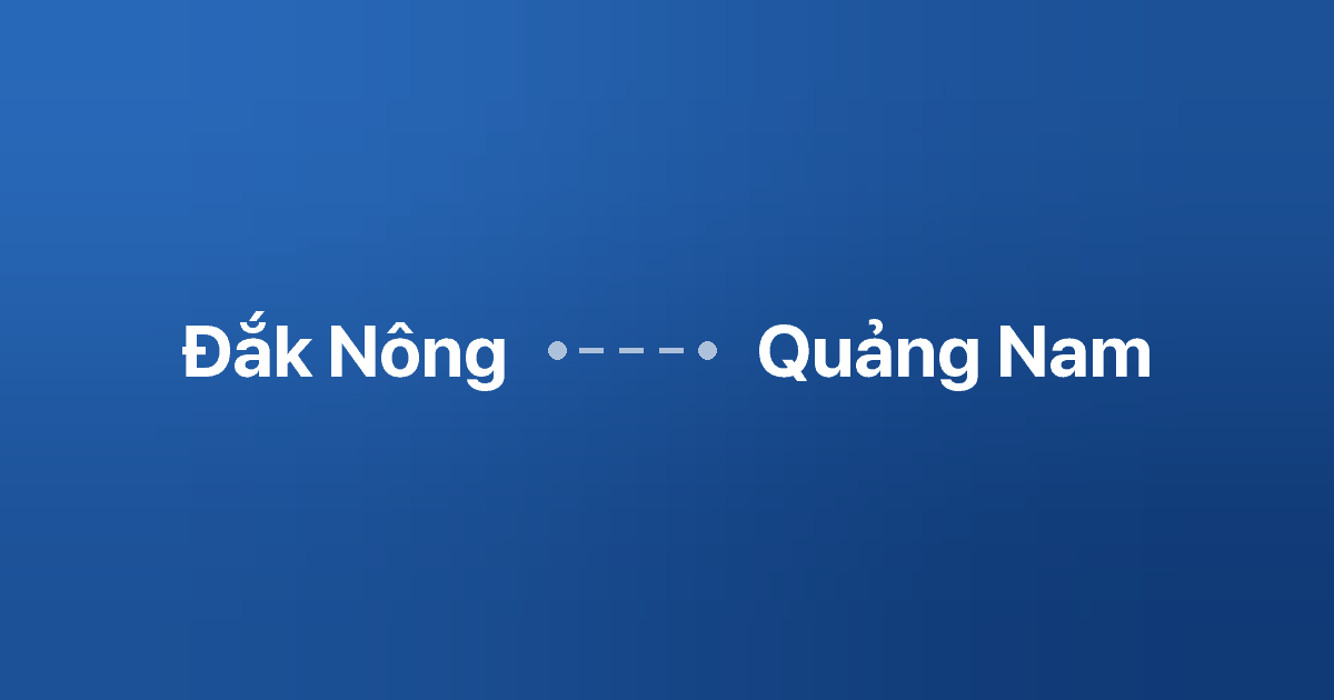 Xe ghép Đắk Nông Quảng Nam