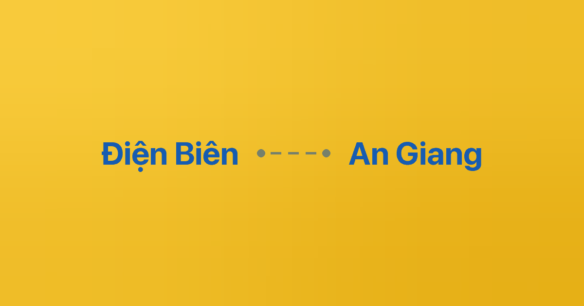 Xe ghép Điện Biên An Giang