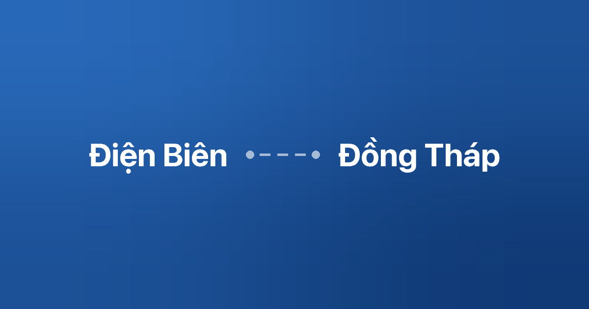 Xe ghép Điện Biên Đồng Tháp