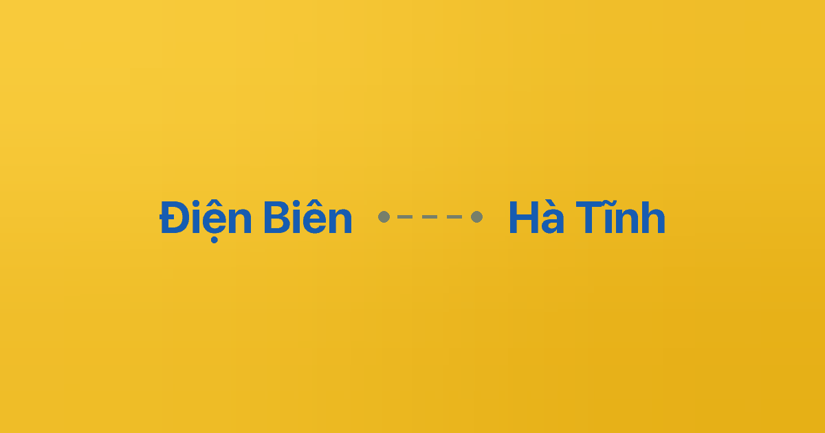 Xe ghép Điện Biên Hà Tĩnh