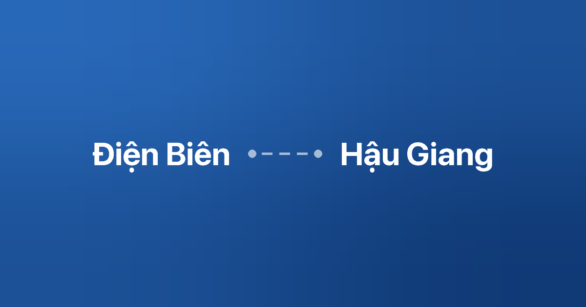 Xe ghép Điện Biên Hậu Giang