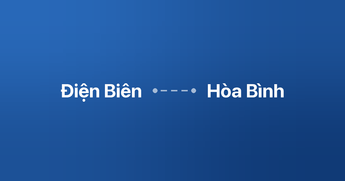 Xe ghép Điện Biên Hòa Bình