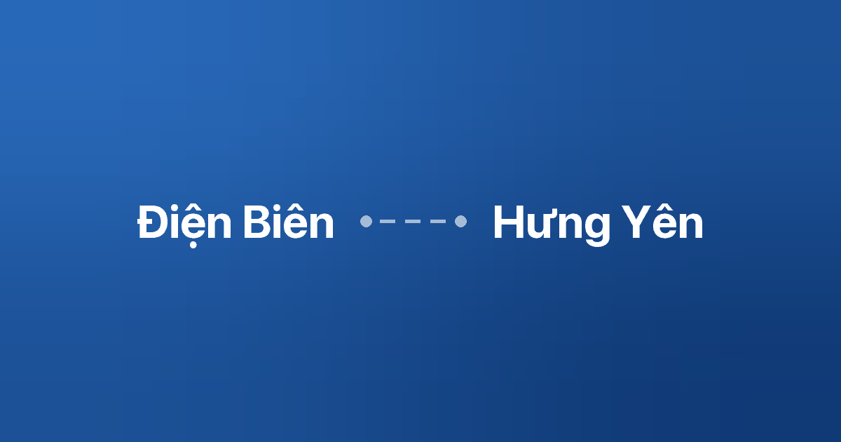 Xe ghép Điện Biên Hưng Yên