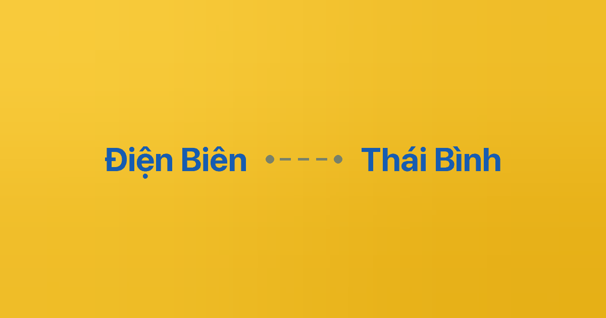 Xe ghép Điện Biên Thái Bình