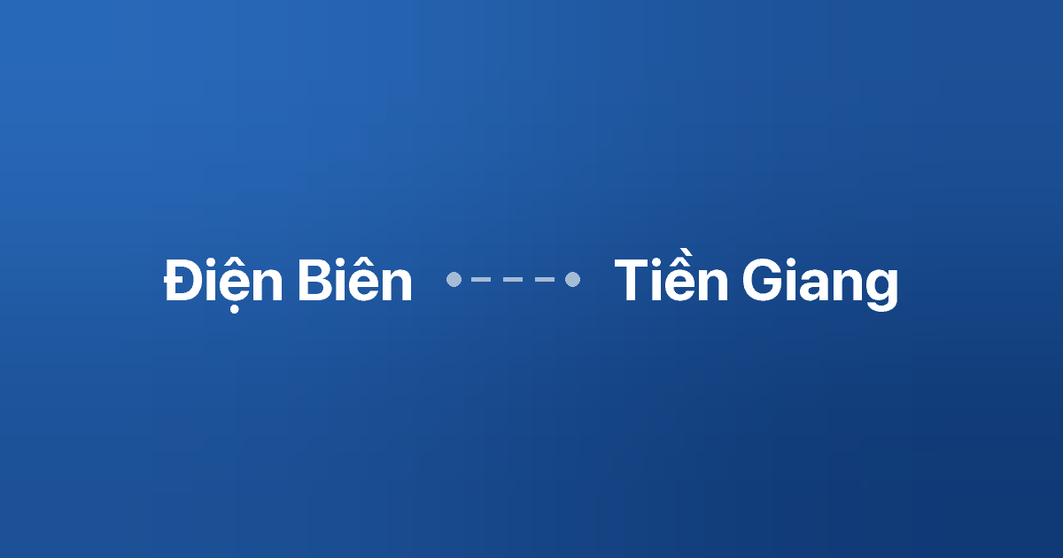 Xe ghép Điện Biên Tiền Giang