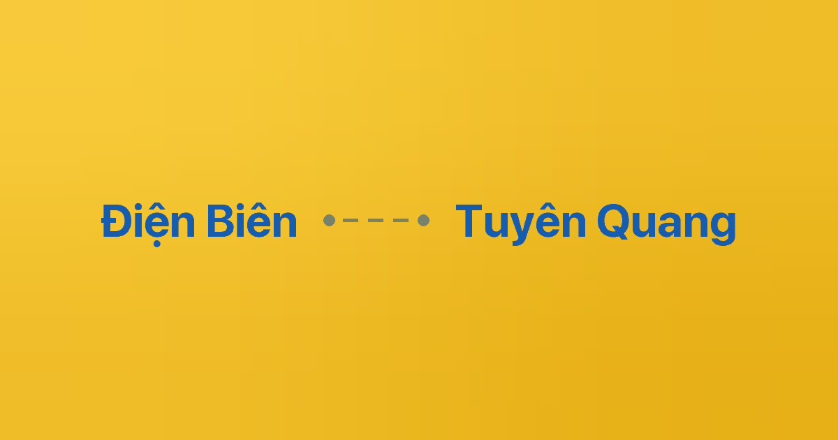 Xe ghép Điện Biên Tuyên Quang