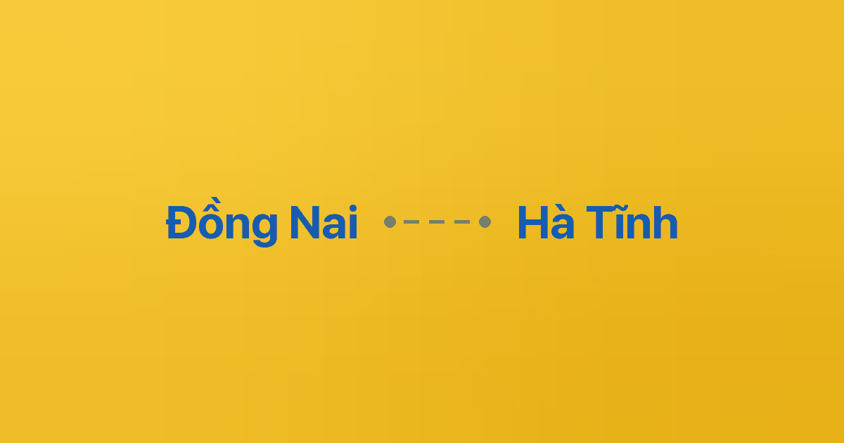 Xe ghép Đồng Nai Hà Tĩnh