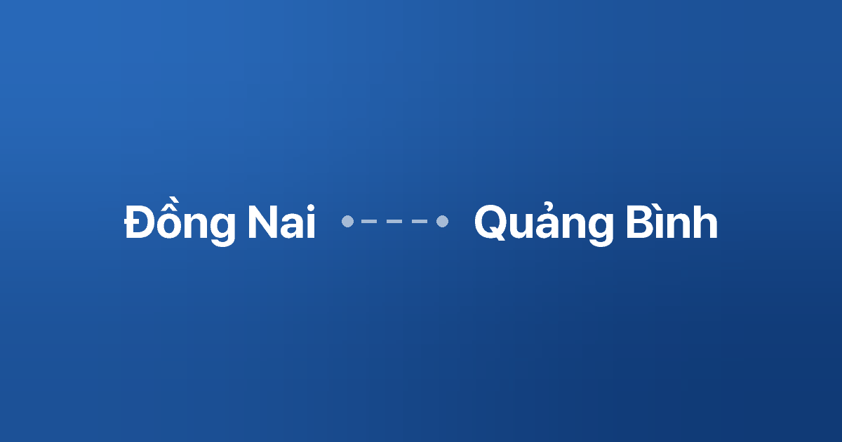 Xe ghép Đồng Nai Quảng Bình