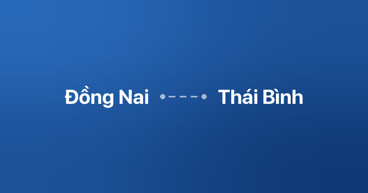 Xe ghép Đồng Nai Thái Bình