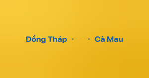 Xe ghép Đồng Tháp Cà Mau