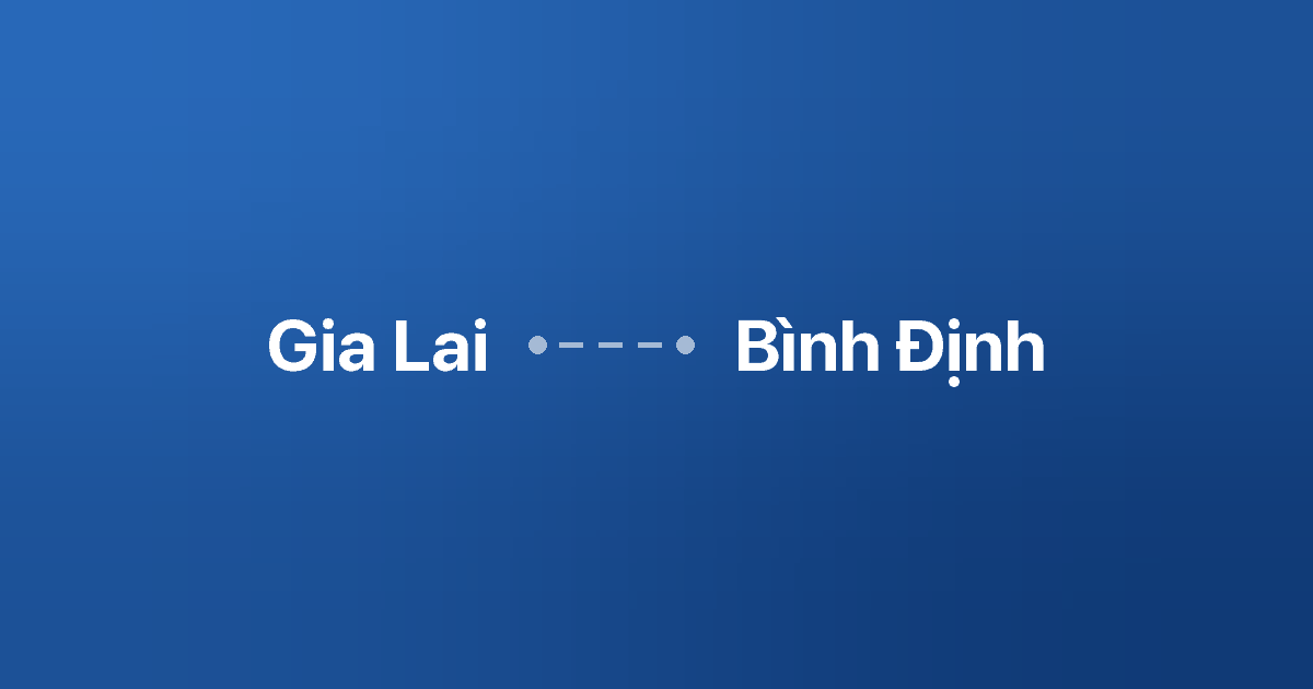 Xe ghép Gia Lai Bình Định