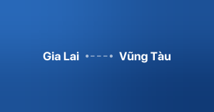Xe ghép Gia Lai Vũng Tàu