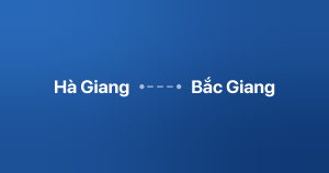 Xe ghép Hà Giang Bắc Giang