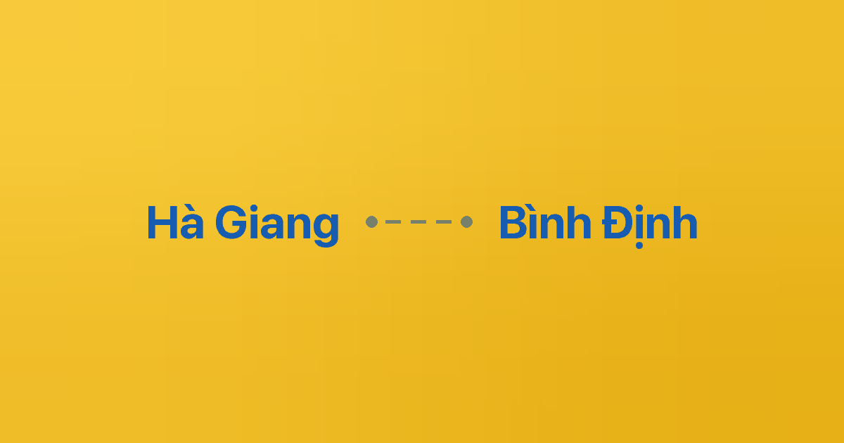 Xe ghép Hà Giang Bình Định