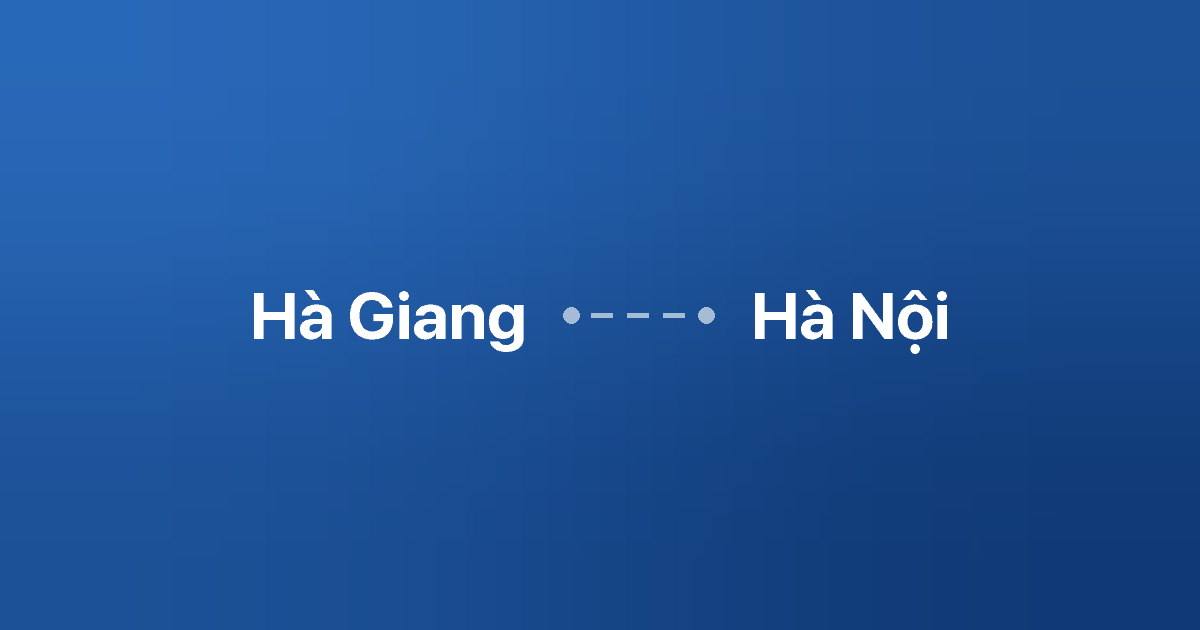 Xe ghép Hà Giang Hà Nội