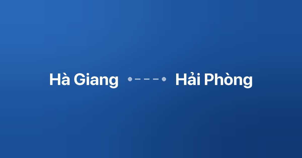 Xe ghép Hà Giang Hải Phòng 2 Xe ghép Hà Giang Hải Phòng
