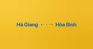 Xe ghép Hà Giang Hòa Bình
