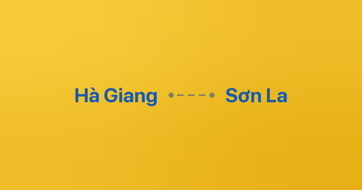 Xe ghép Hà Giang Sơn La
