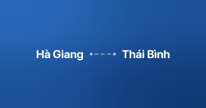 Xe ghép Hà Giang Thái Bình