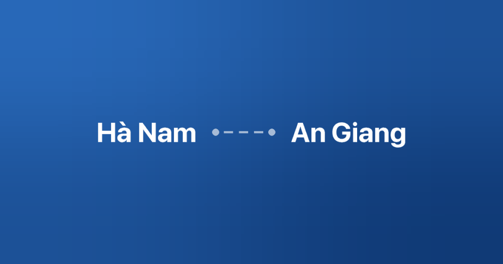 Xe ghép Hà Nam An Giang