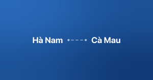 Xe ghép Hà Nam Cà Mau