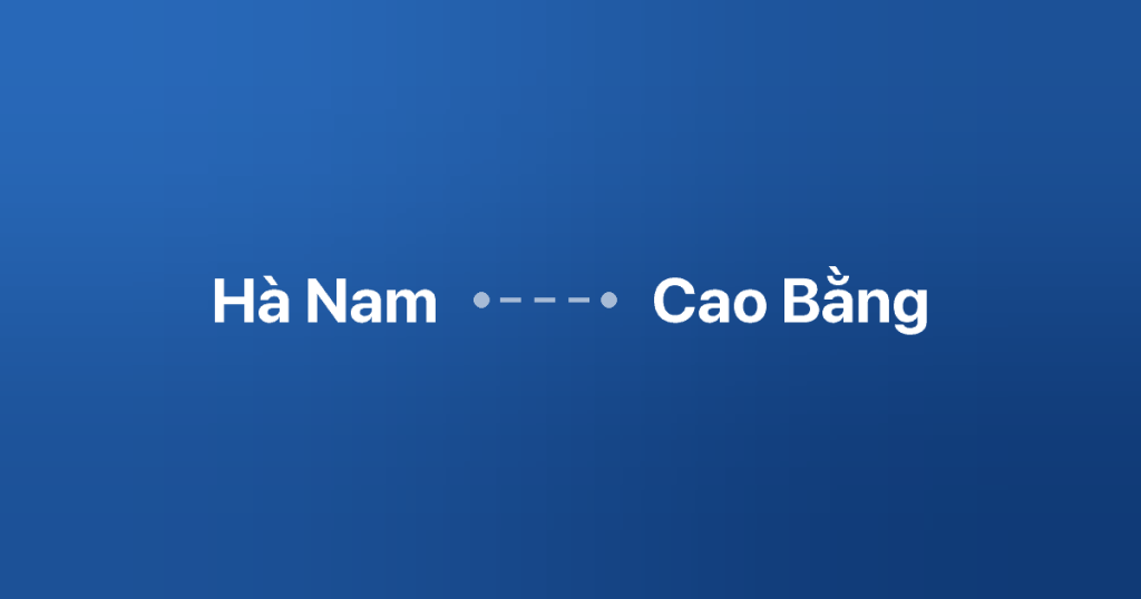 Xe ghép Hà Nam Cao Bằng