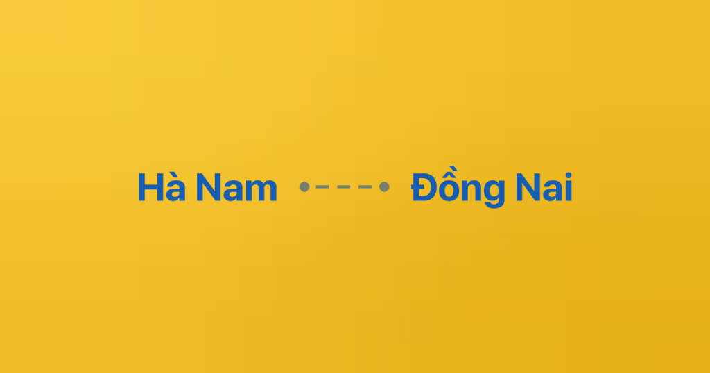 Xe ghép Hà Nam Đồng Nai