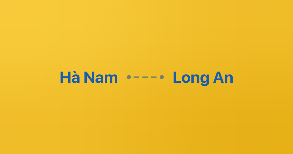 Xe ghép Hà Nam Long An