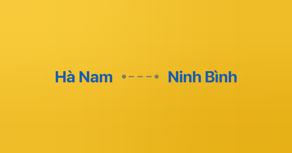 Xe ghép Hà Nam Ninh Bình