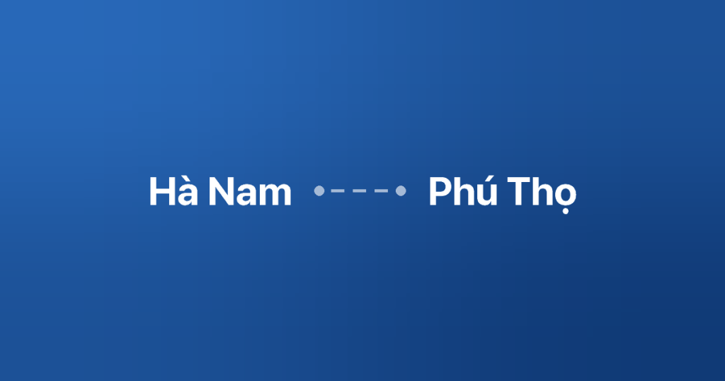 Xe ghép Hà Nam Phú Thọ