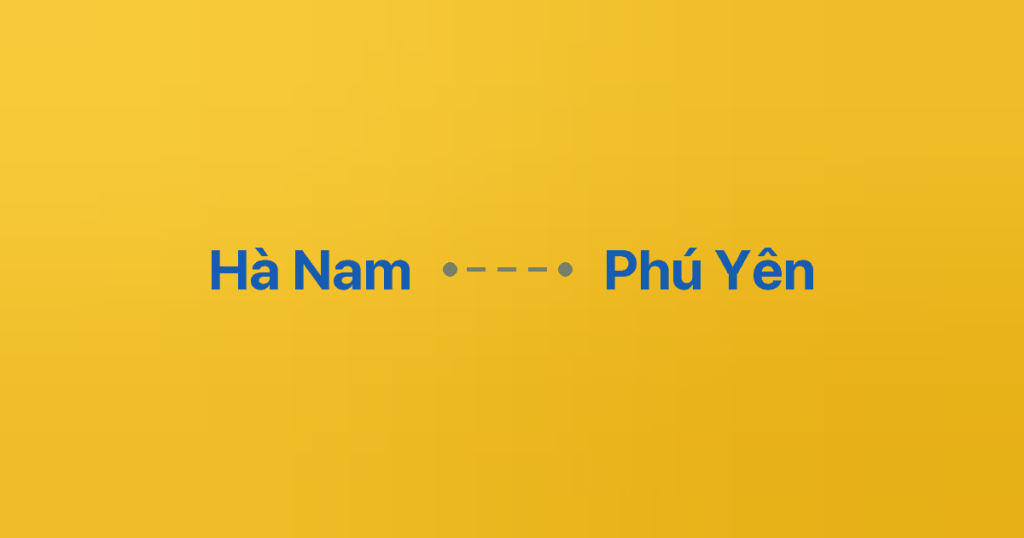 Xe ghép Hà Nam Phú Yên
