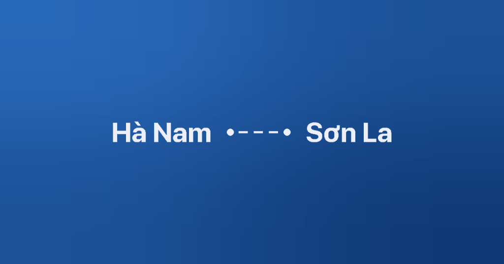 Xe ghép Hà Nam Sơn La
