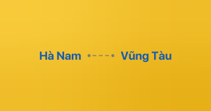 Xe ghép Hà Nam Vũng Tàu