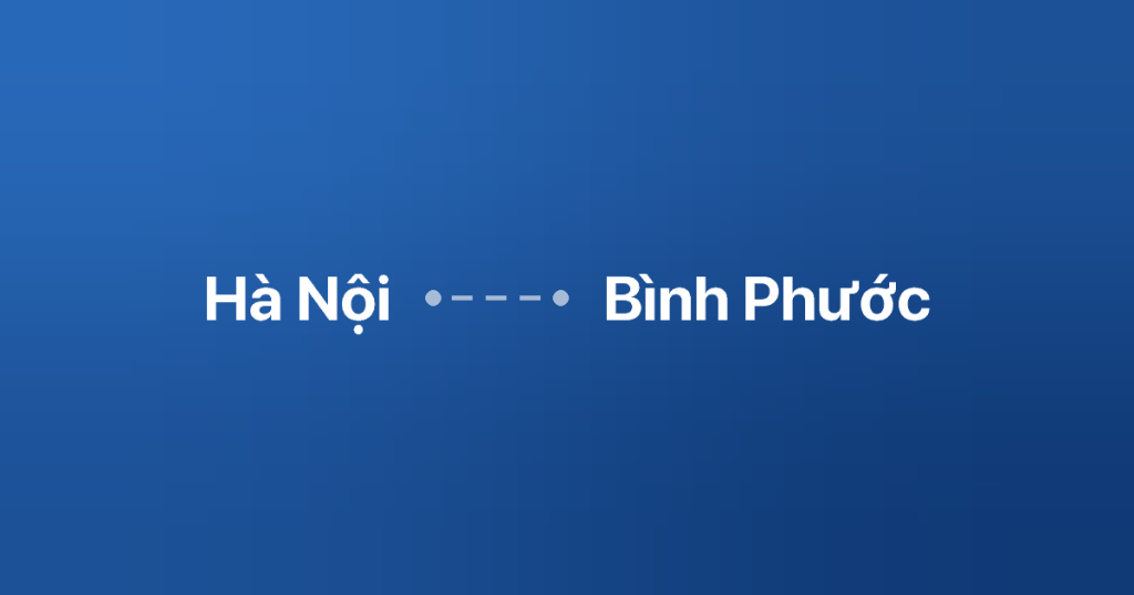 Xe ghép Hà Nội Bình Phước