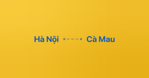 Xe ghép Hà Nội Cà Mau