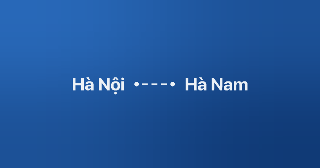Xe ghép Hà Nội Hà Nam