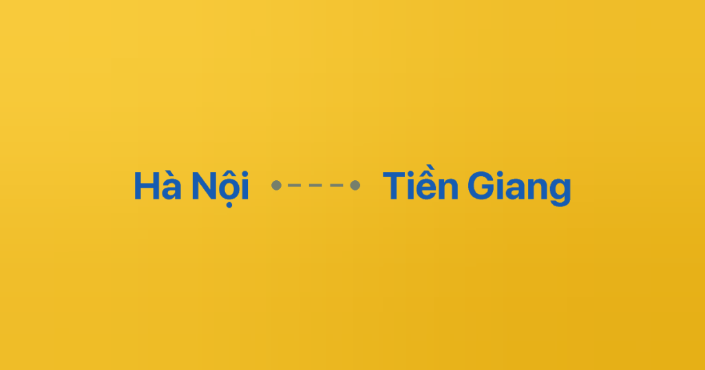 Xe ghép Hà Nội Tiền Giang