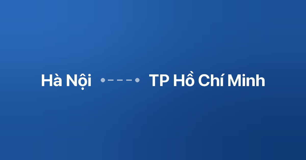 Xe ghép Hà Nội TP Hồ Chí Minh
