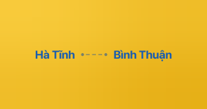 Xe ghép Hà Tĩnh Bình Thuận