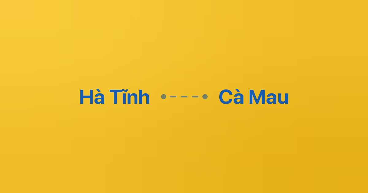 Xe ghép Hà Tĩnh Cà Mau 2 Xe ghép Hà Tĩnh Cà Mau