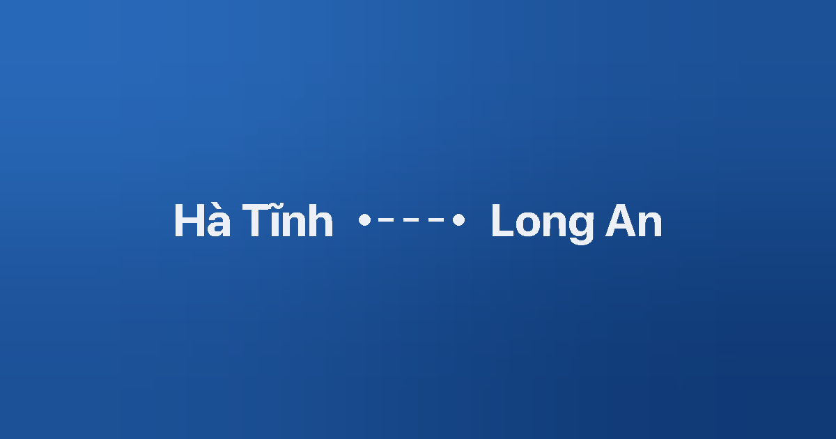 Xe ghép Hà Tĩnh Long An 1 Xe ghép Hà Tĩnh Long An