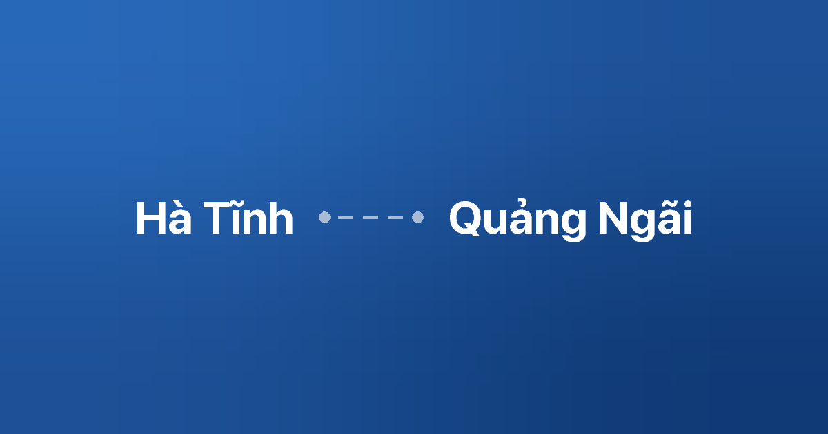 Xe ghép Hà Tĩnh Quảng Ngãi