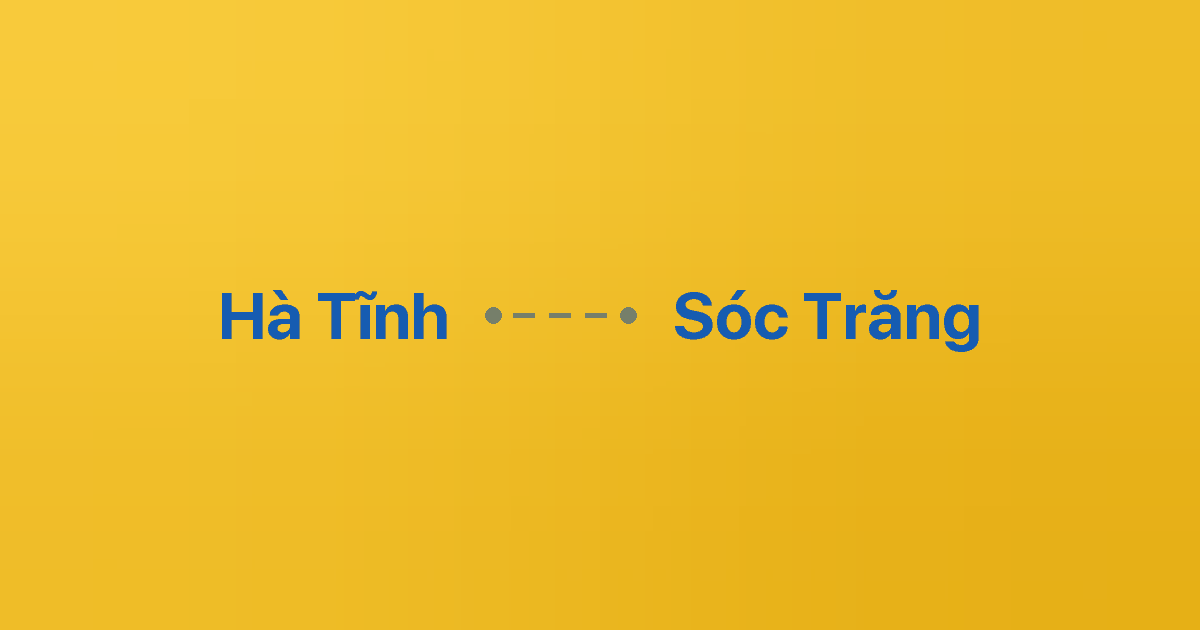 Xe ghép Hà Tĩnh Sóc Trăng 2 Xe ghép Hà Tĩnh Sóc Trăng